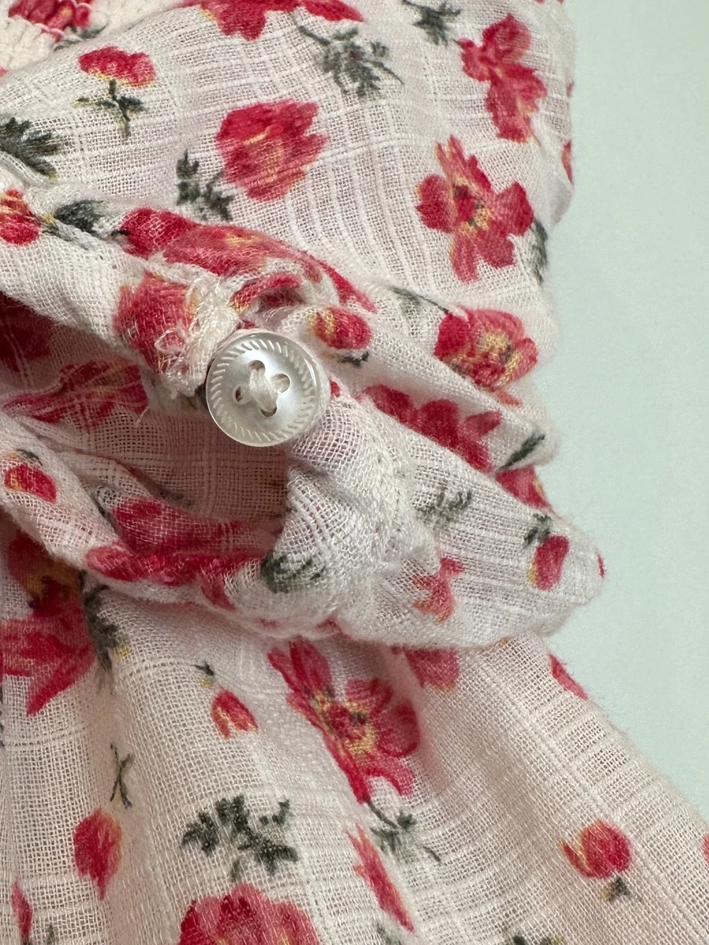 Ralph Lauren Floral 100% Cotton Dobby Dress & Bloomer Set | Size 18 months